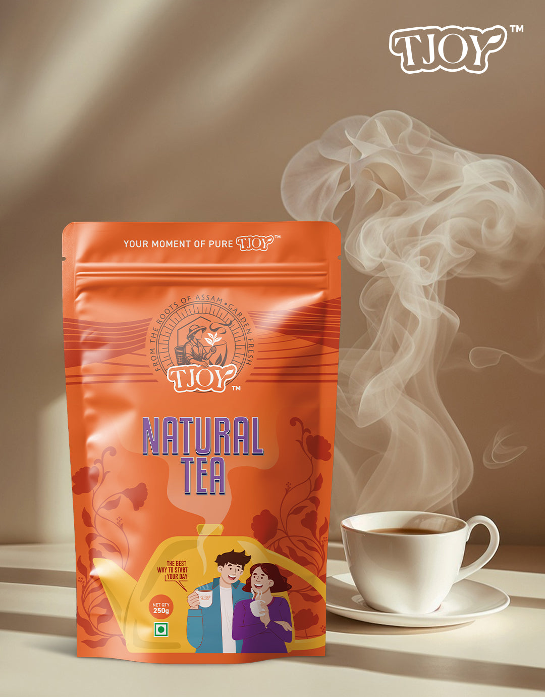 TJOY Garden-Fresh CTC Tea | 250gm