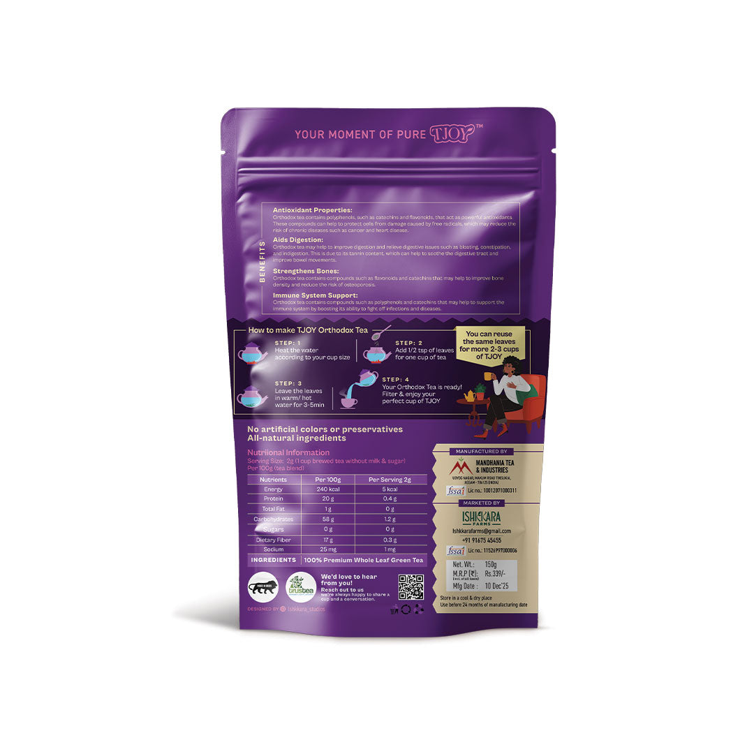 TJOY Handpicked Orthodox Whole Leaf Black Tea