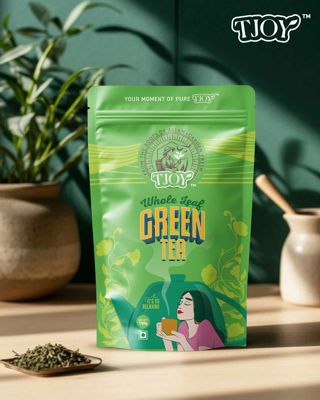 TJOY Handpicked Whole Leaf Green Tea