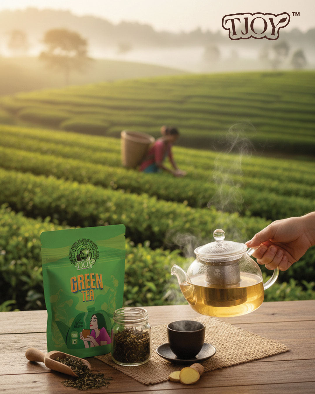 TJOY Handpicked Whole Leaf Green Tea